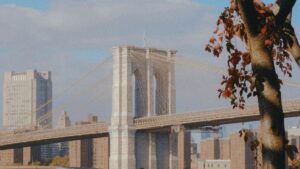 In 2025, the iconic Brooklyn Bridge, framed by autumn foliage, might spark ideas relevant to the Charging Standards for Firework Influencer Promotions in China.
