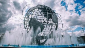 In 2025, this iconic globe - shaped fountain structure stands as a backdrop that might inspire insights into the Charging Standards for Influencer Promotions on BIGO in China.