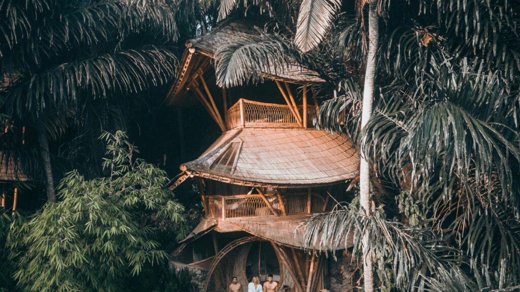Rumah pohon yang indah terkeliling oleh pohon-pohon tropis di Indonesia. Standar Biaya Kerja Sama Influencer di Funimate 2025 di Indonesia mencakup berbagai aspek yang mempengaruhi biaya, seperti jangkauan audiens,engagement rate, dan jenis konten yang dihasilkan oleh influencer.